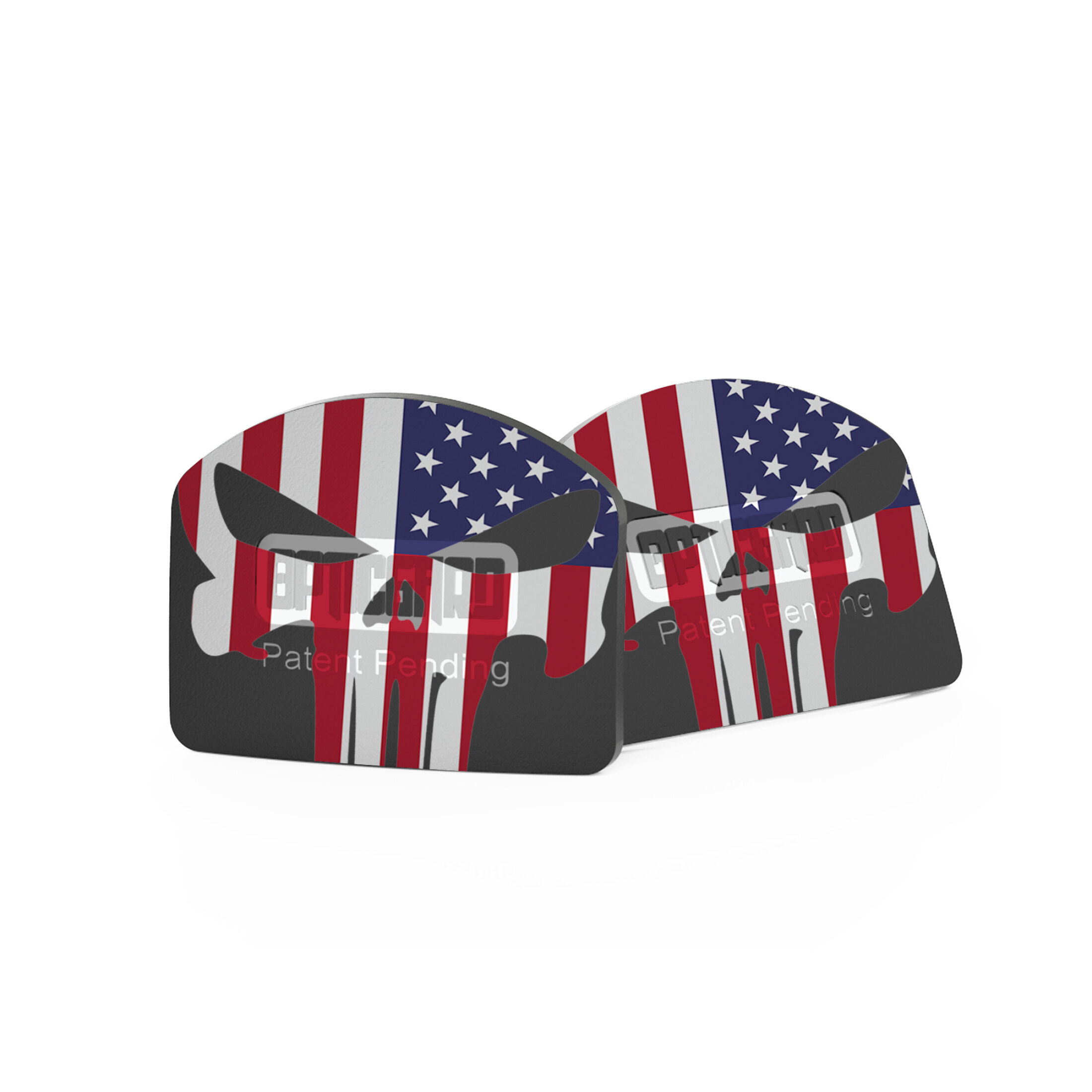 OpticGard Training Lens  für Trijicon RMR Us Flag Skull