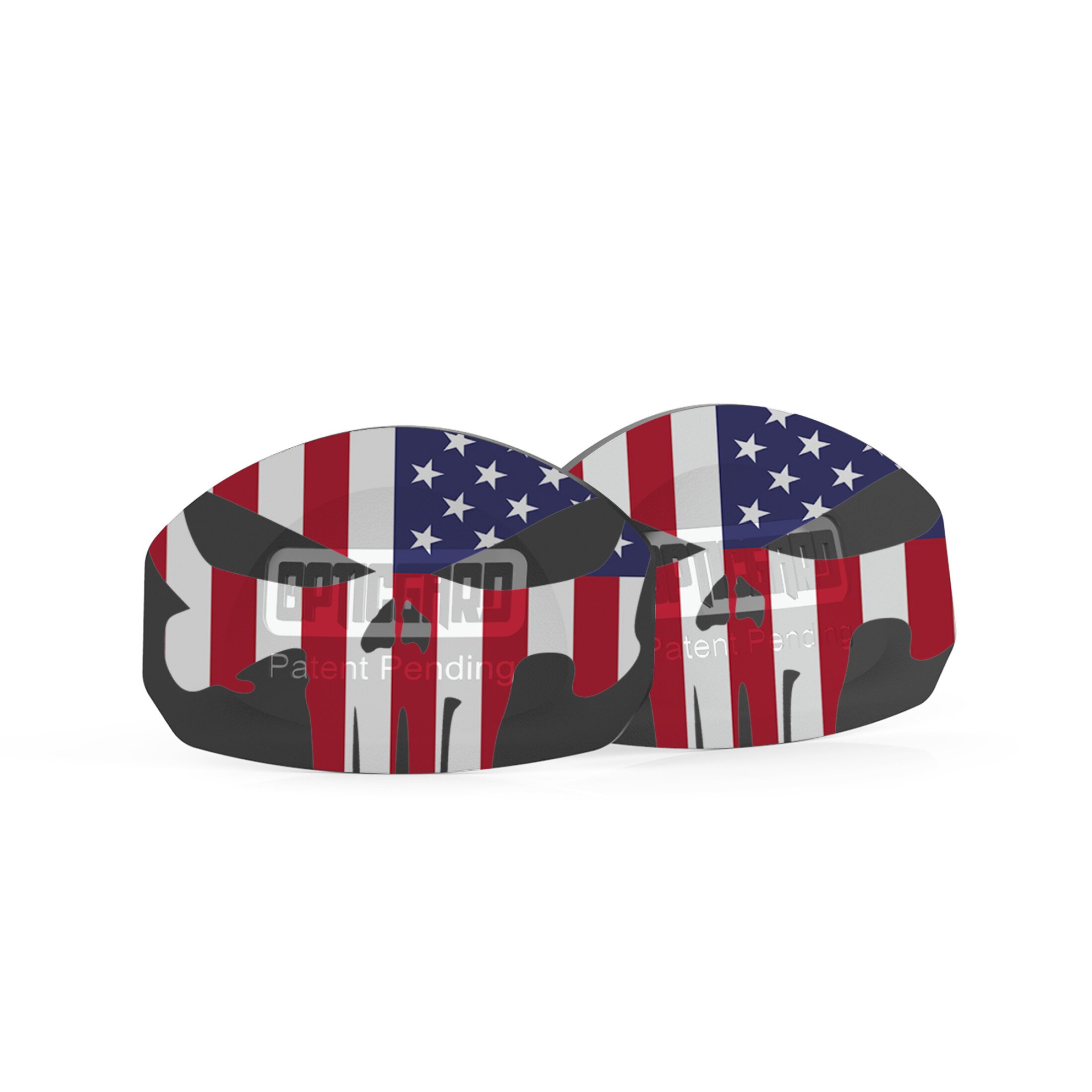 OpticGard Training Lens für Vortex Venom Us Flag Skull