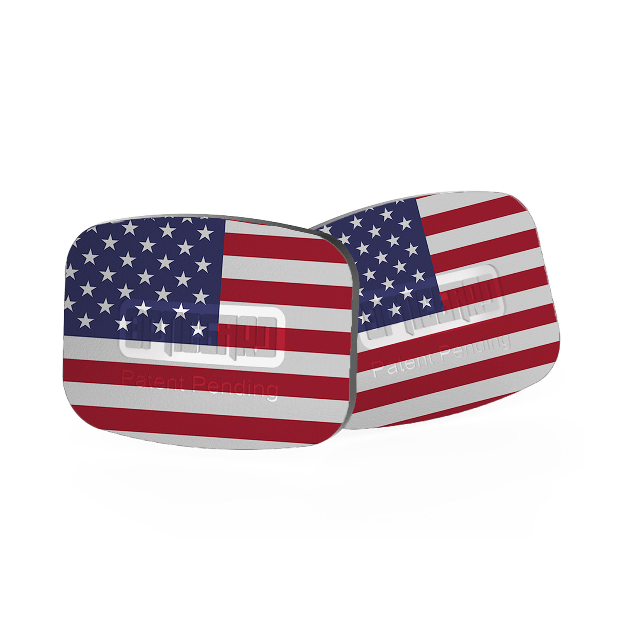 2 beskyttelser OpticGard til Holosun 508T-X2 i farve USA Flag New.