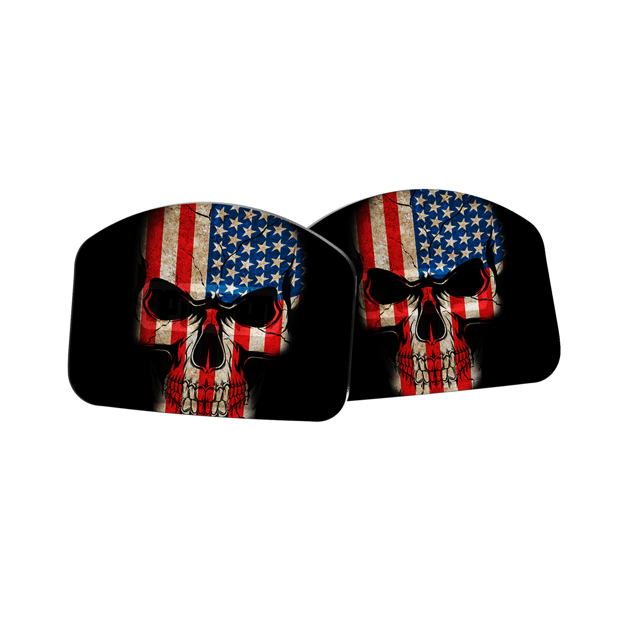 OpticGard Training Lens für Leupold Delta Point Pro (DDP) Us Flag Skull #2